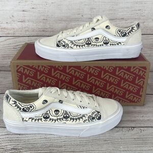 Vans Style 36 Bandana Skulls Old School Sneakers M 5 W 6.5